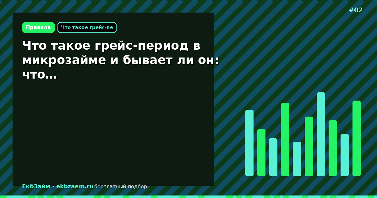 Обложка: Что такое грейс-период в микрозайме и бывает ли он: что…